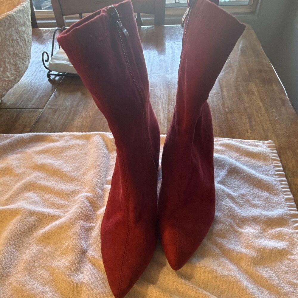 Women's Red Ankle Boots